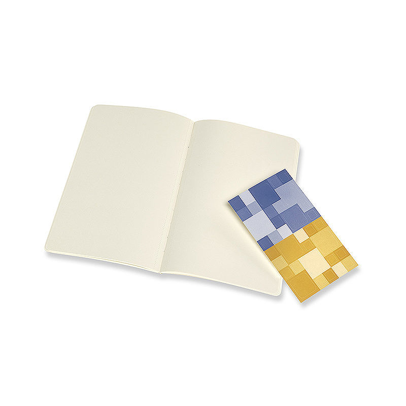 Volant Journal Blank Large Blå & Gul 2-Pak - Billede 2