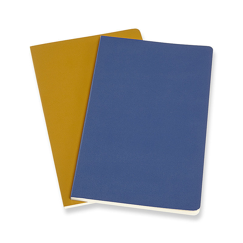 Volant Journal Blank Large Blå & Gul 2-Pak - Billede 4