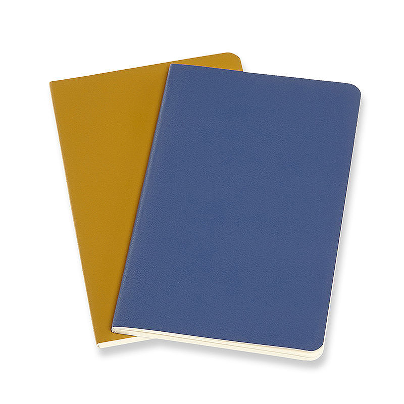 Volant Journal Linjeret Pocket Blå & Gul 2-Pak - Billede 4