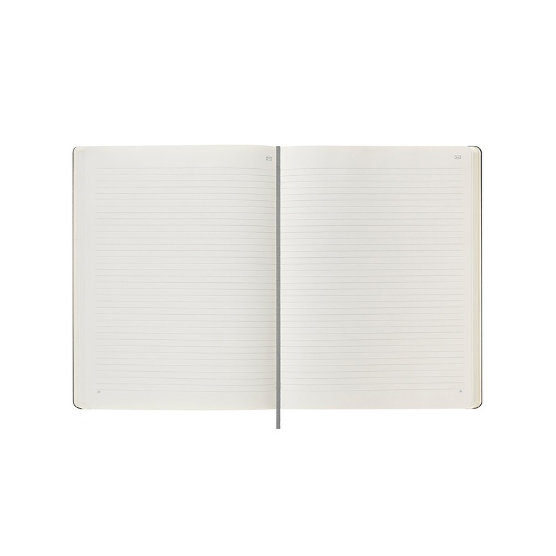 Smart Notesbog Hard Linjeret XL Black - Billede 2