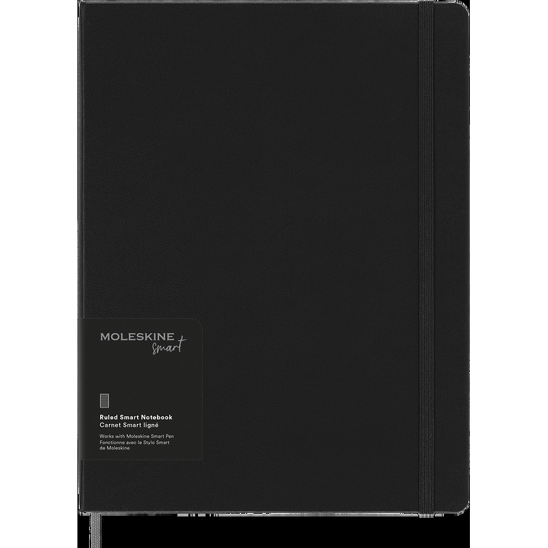 Smart Notesbog Hard Linjeret XL Black - Billede 4