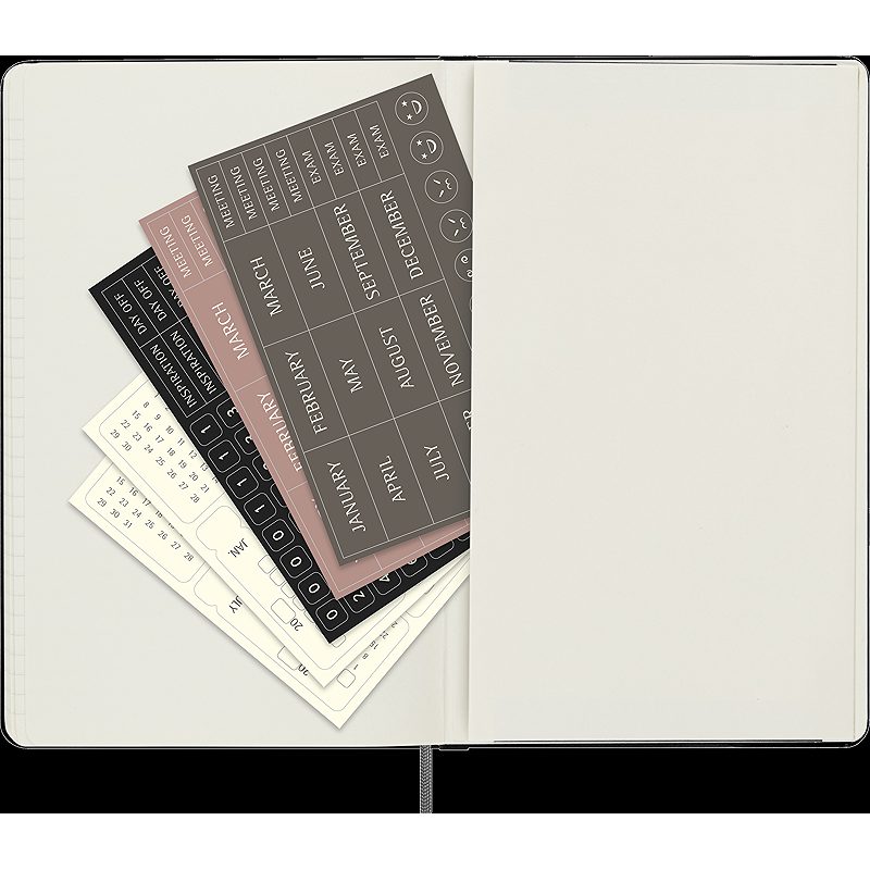 Classic Hard Udateret WeekNote Large Sort