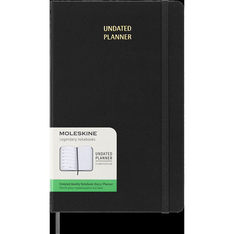 Classic Hard Udateret WeekNote Large Sort - Billede 4