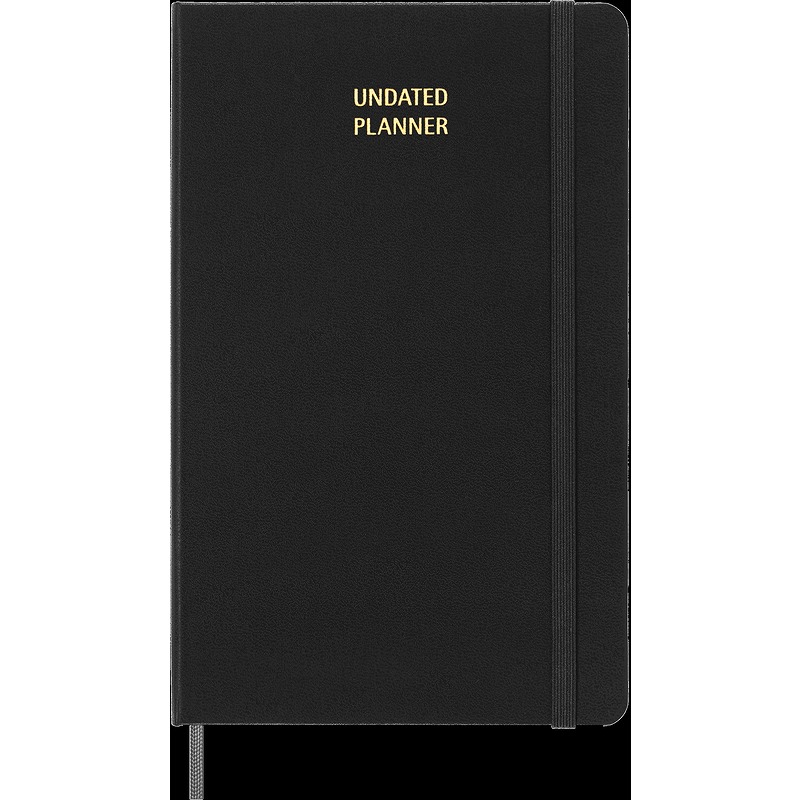 Classic Hard Udateret WeekNote Large Sort - Billede 5