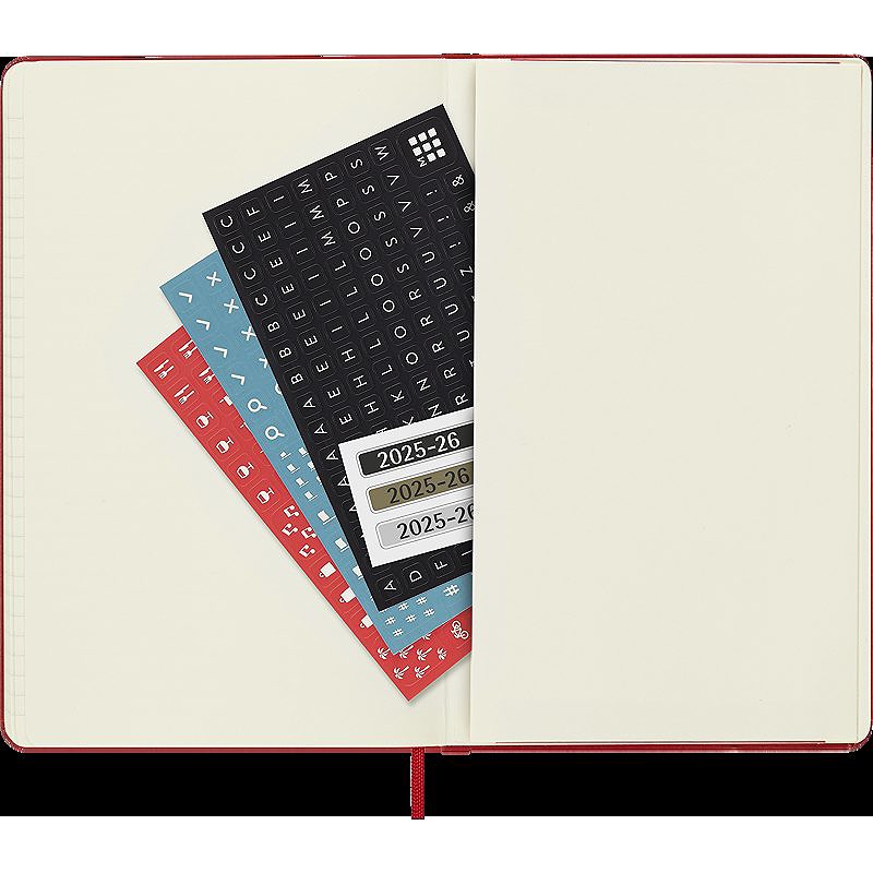Classic Hard 18M 25/26 WeekNote Large Rød - Billede 6