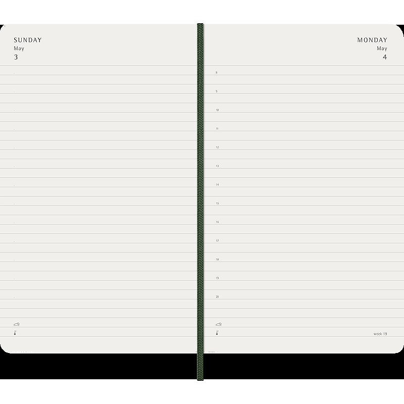 Classic Soft 12M Daily Large Myrtle Green 2026 - Billede 5