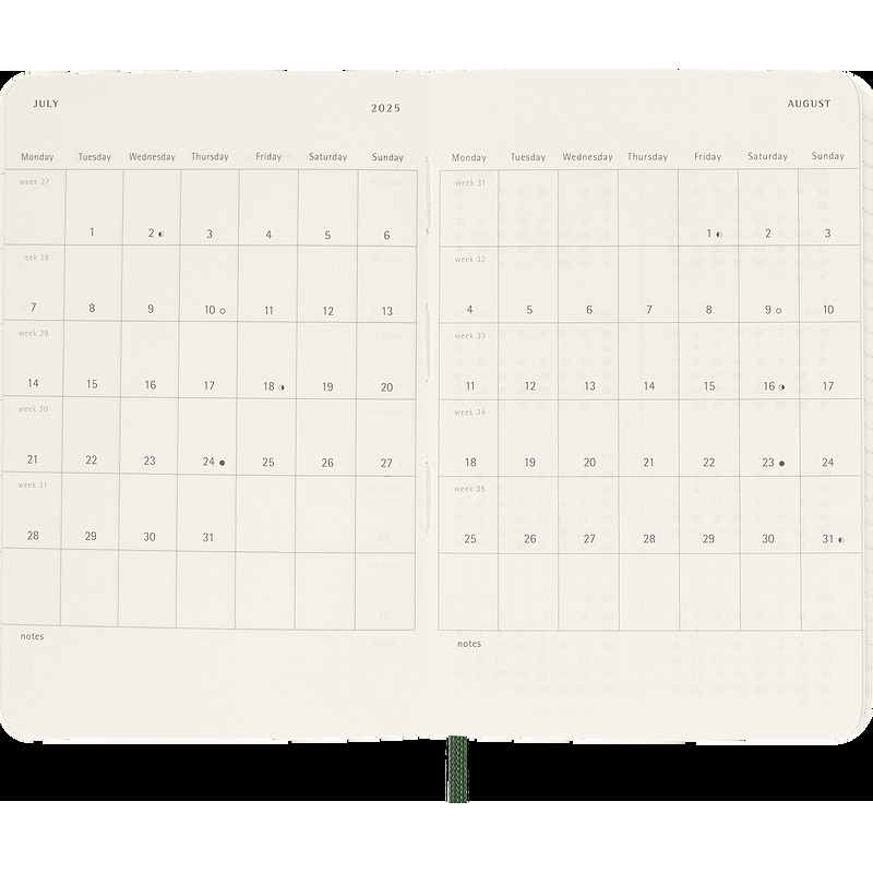 Classic Soft 12M Daily Pocket Myrtle Green 2026 - Billede 4