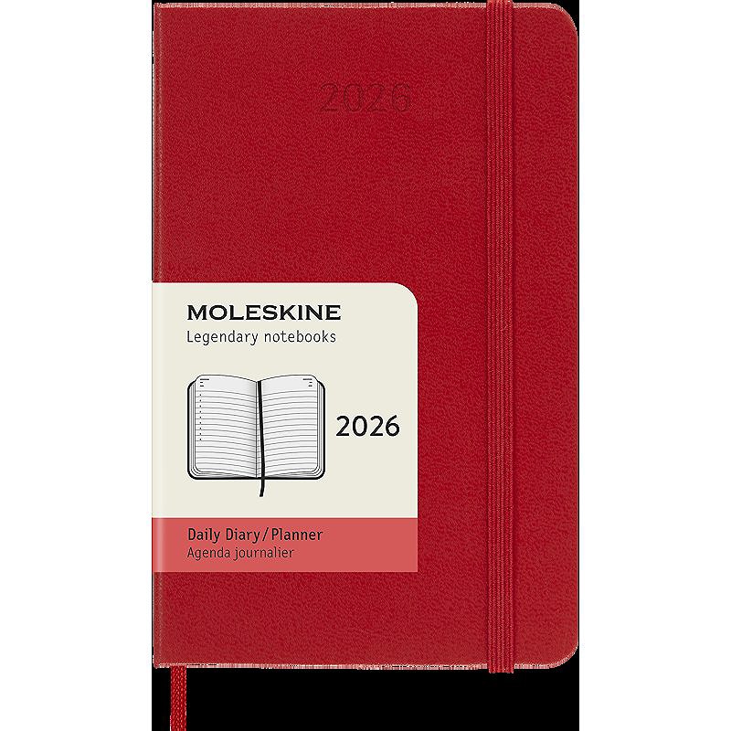 Classic Hard 12M Daily Pocket Rød 2026