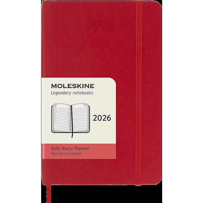 Classic Soft 12M Daily Pocket Rød 2026