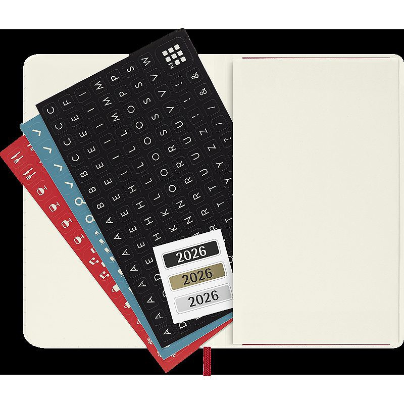 Classic Soft 12M Daily Pocket Rød 2026 - Billede 3