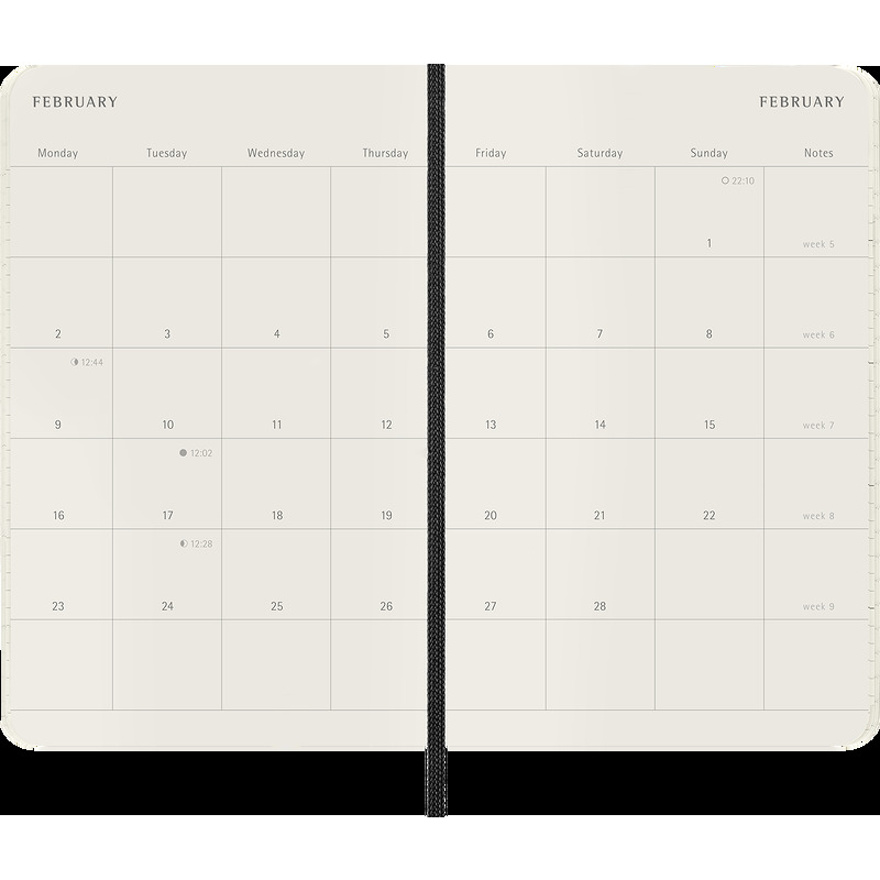 Classic Soft 12M MonthNote Pocket Sort 2026 - Billede 5