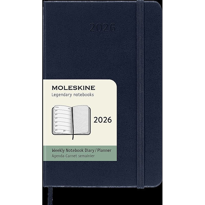 Classic Hard 12M Week Note Pocket Sapphire Blue 2026