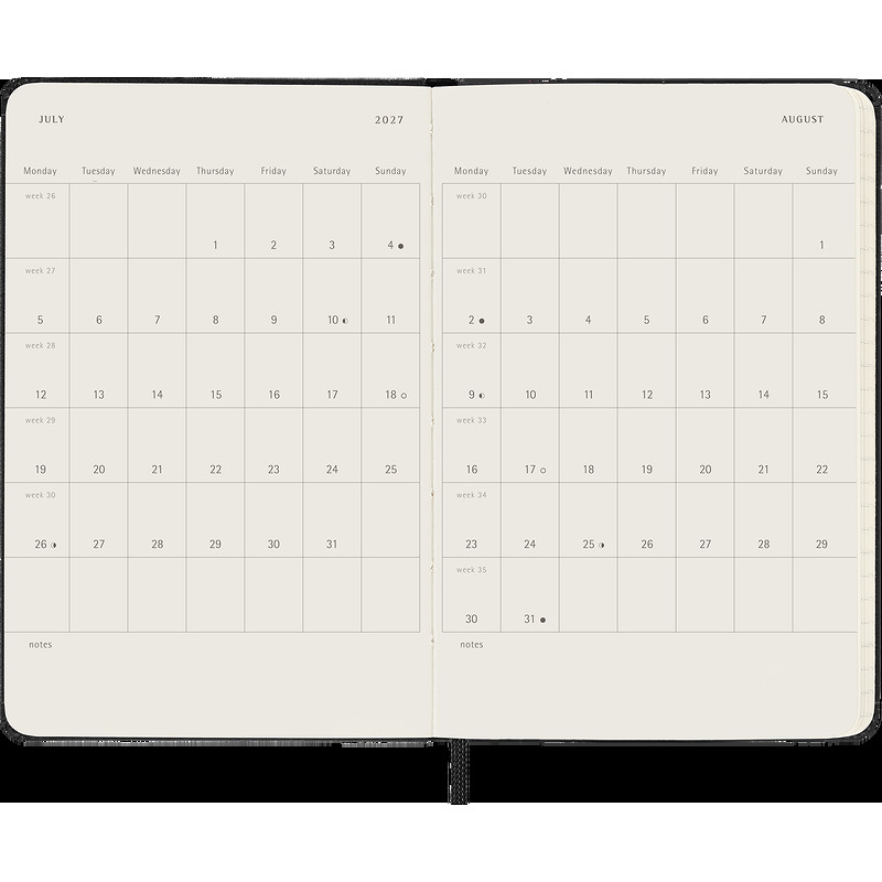 Classic Hard 18M 26/27 Weekly Horizontal Pocket Sort - Billede 4