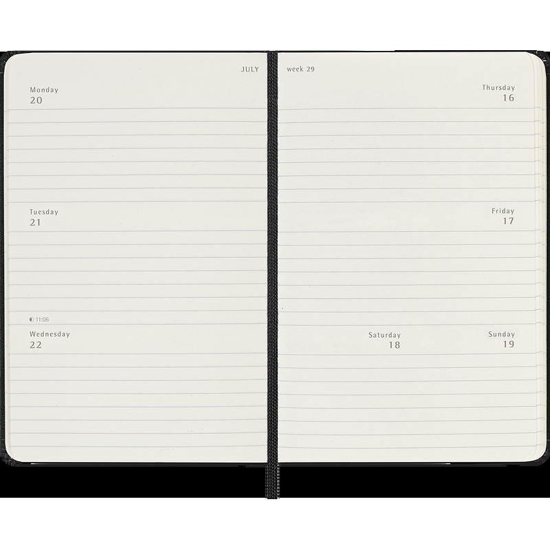 Classic Hard 18M 26/27 Weekly Horizontal Pocket Sort - Billede 5