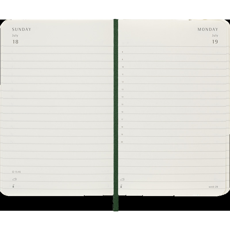Classic Soft 12M Daily Pocket Myrtle Green 2027 - Billede 5