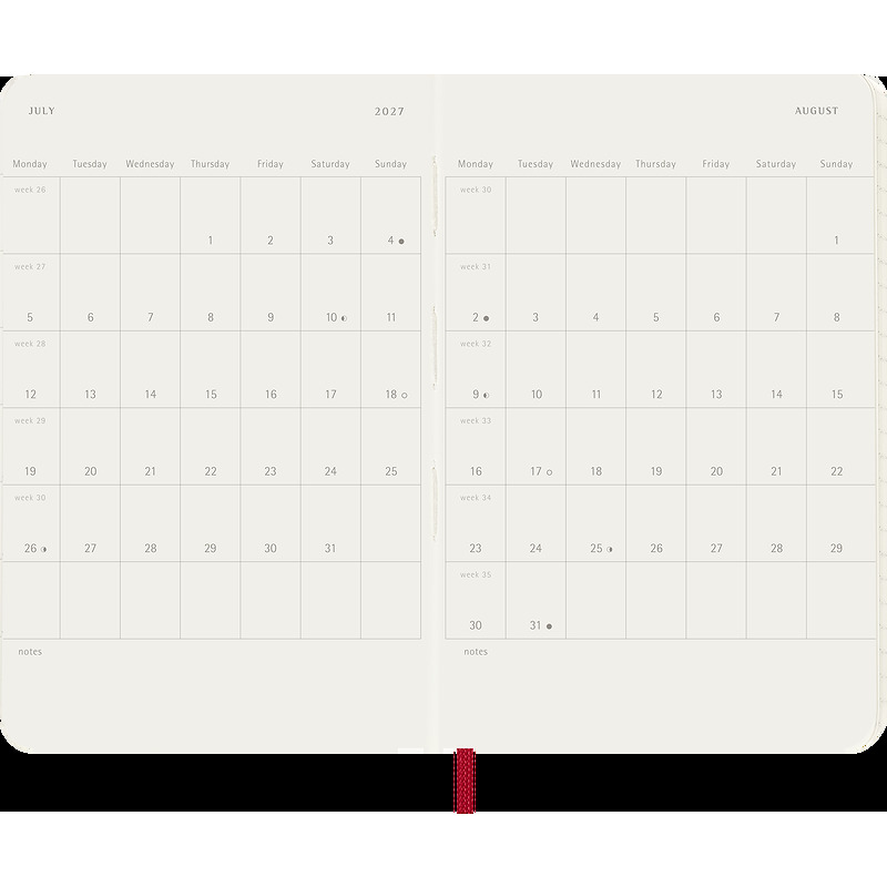 Classic Soft 12M Daily Pocket Rød 2027 - Billede 4