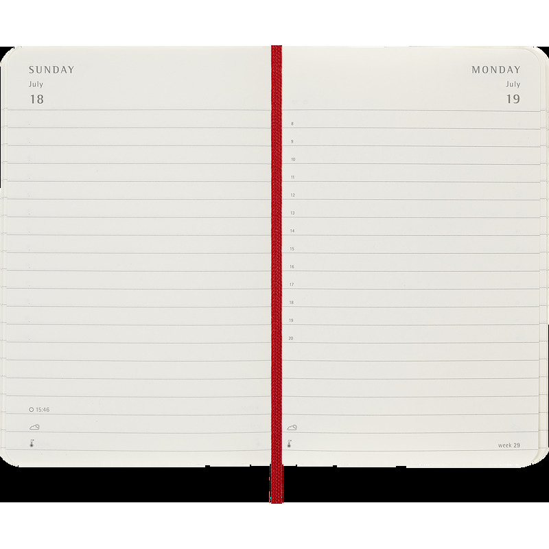 Classic Soft 12M Daily Pocket Rød 2027 - Billede 5