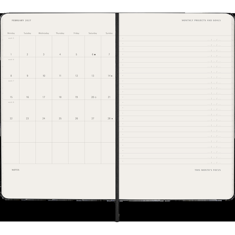 Classic Pro Hard 12M Weekly Vertical Large Sort 2027 - Billede 5