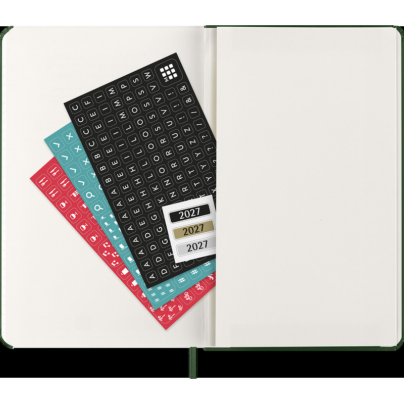 Classic Hard 12M Week Note Large Myrtle Green 2027 - Billede 3