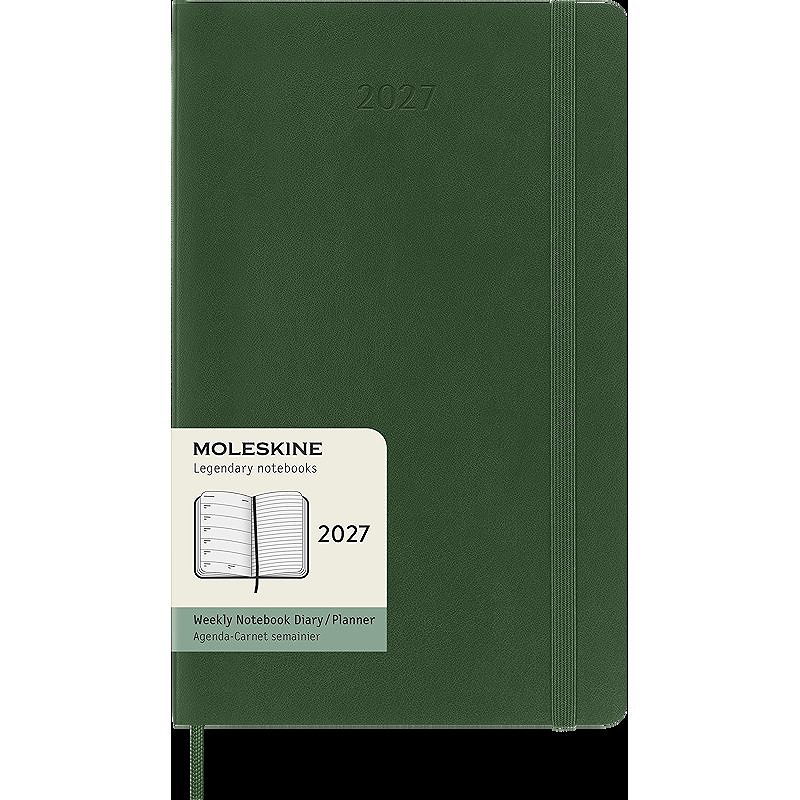 Classic Soft 12M Week Note Large Myrtle Green 2027