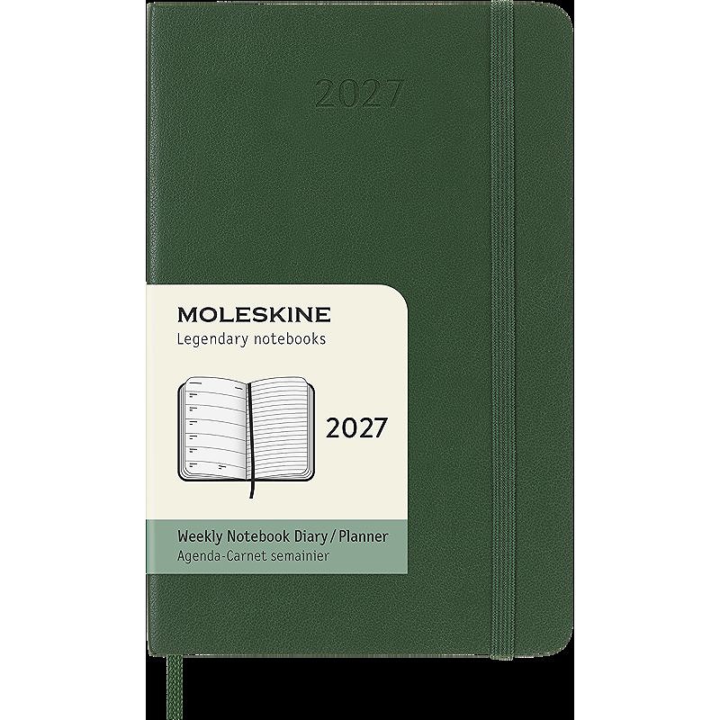 Classic Soft 12M Week Note Pocket Myrtle Green 2027