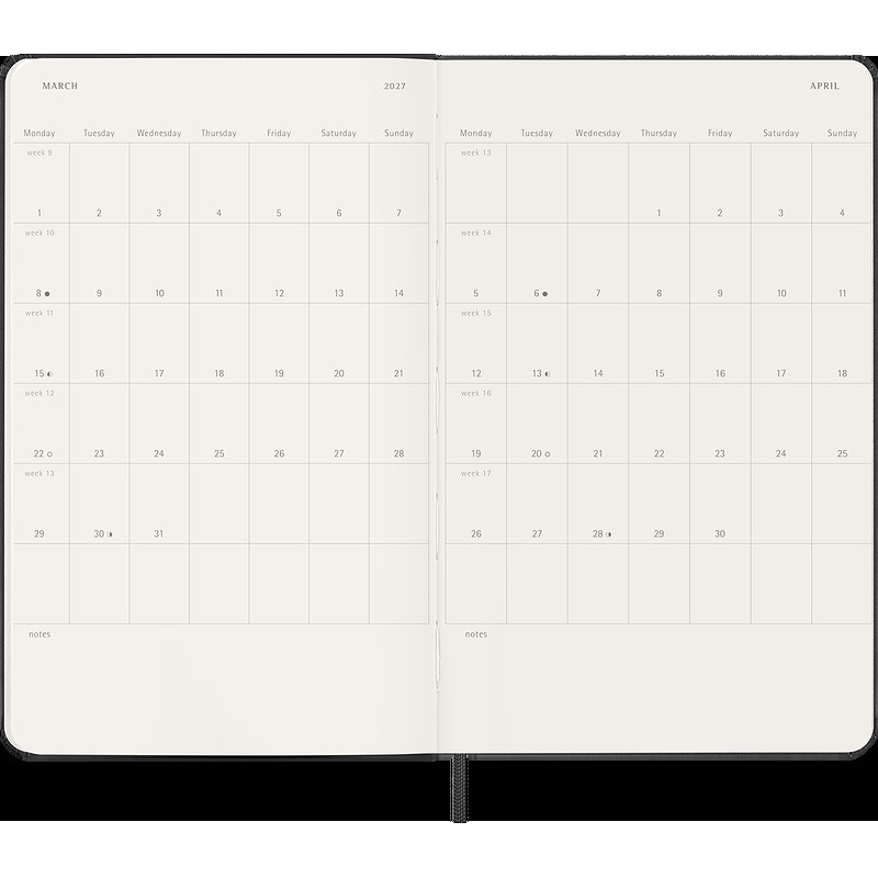 Classic Hard 12M Weekly Vertical Large Sort 2027 - Billede 4