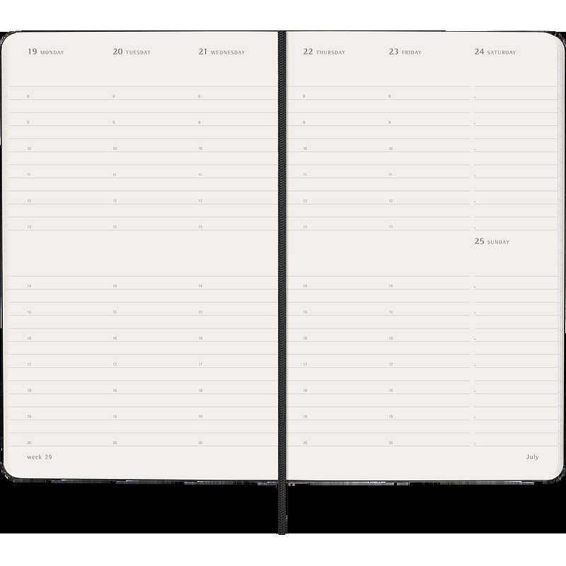 Classic Hard 12M Weekly Vertical Large Sort 2027 - Billede 5