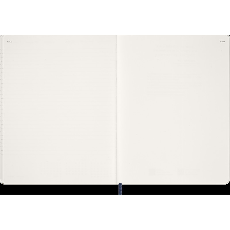 Essential Planner Weekly Vertical XXL Sapphire Blue 2027 - Billede 2