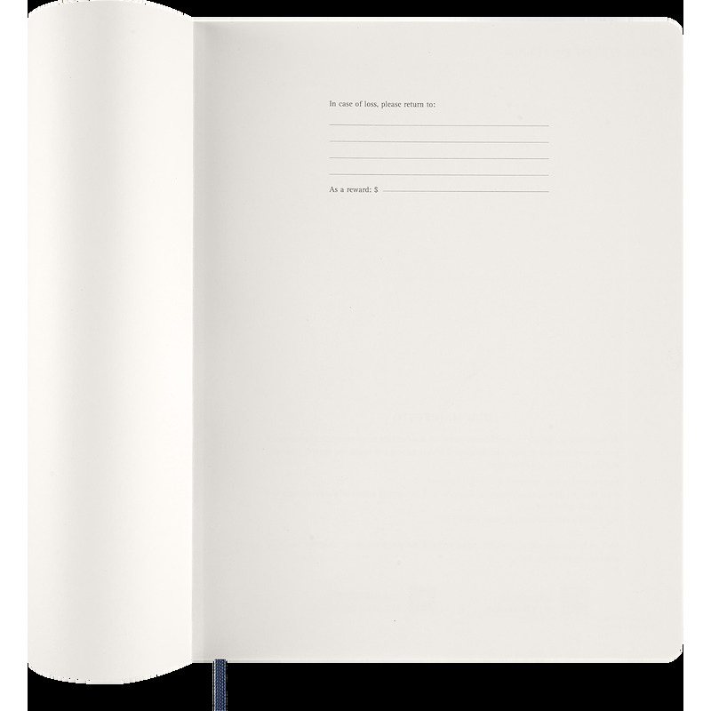 Essential Planner Weekly Vertical XXL Sapphire Blue 2027 - Billede 5
