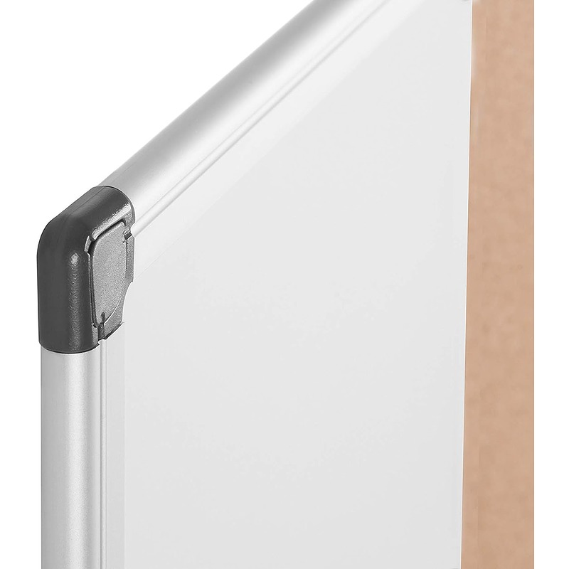 Opslagstavle Kombi Whiteboard/Kork 120x90cm - Billede 3