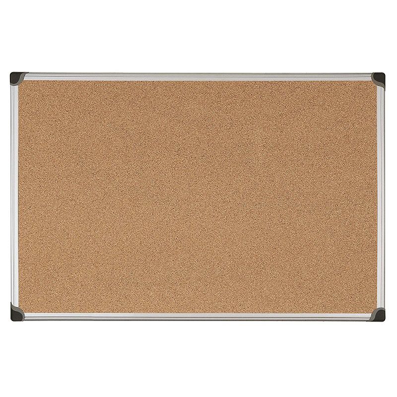 Opslagstavle Kork Aluminiumramme 60x45cm