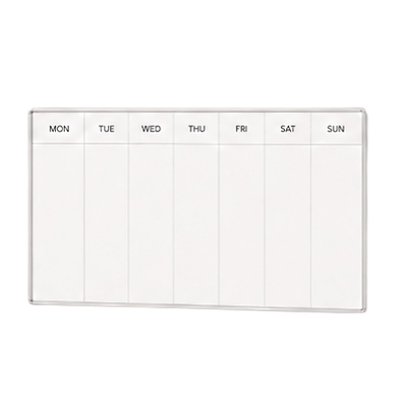Wera Whiteboard Ugetavle Aluminiumsramme 30x90cm