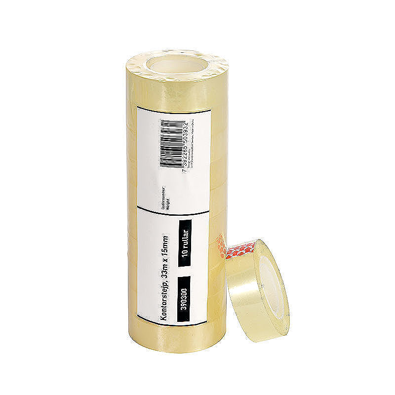 Kontortape 33m x1 5mm PP