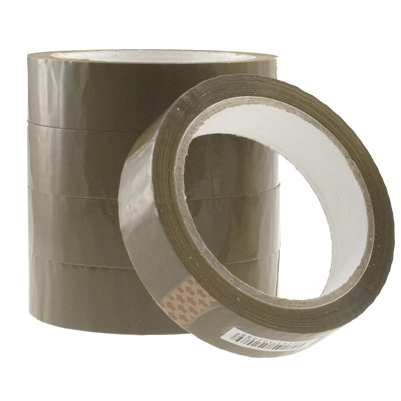 Grippie Pakketape 66mx38mm PP Brun - Billede 4