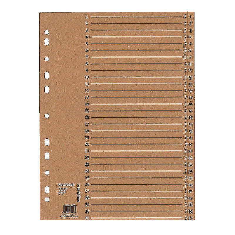 1-31 Register i Kraftpapir