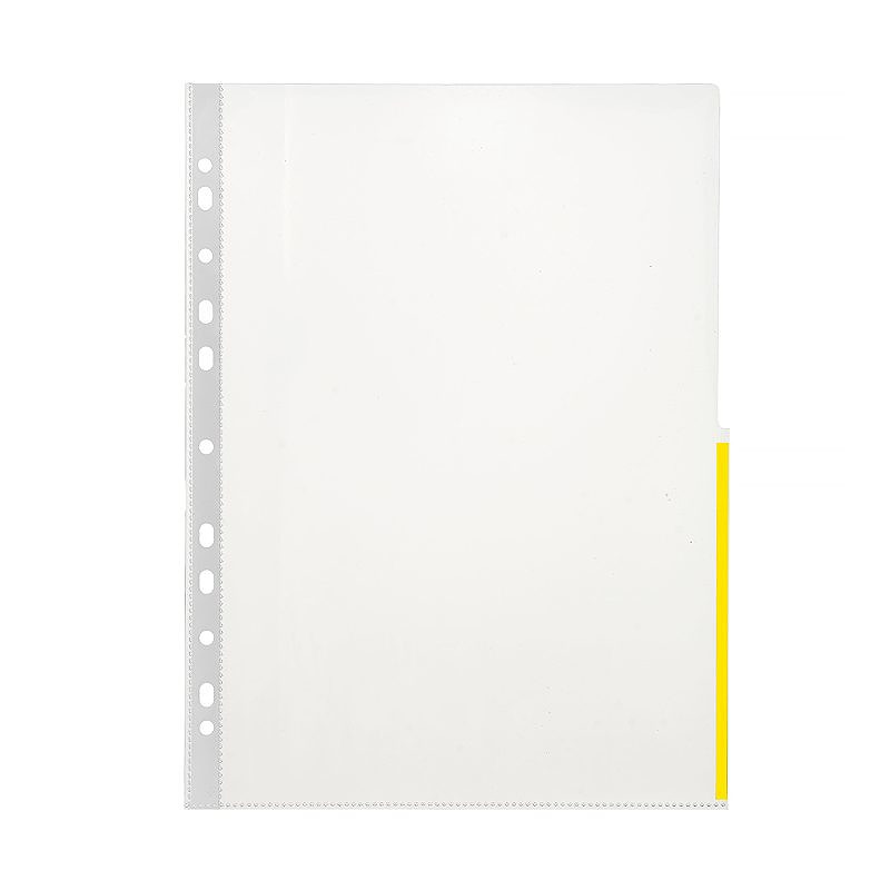 Signallomme A4 PP 105 Micron 100 Pakke Gul - Billede 3