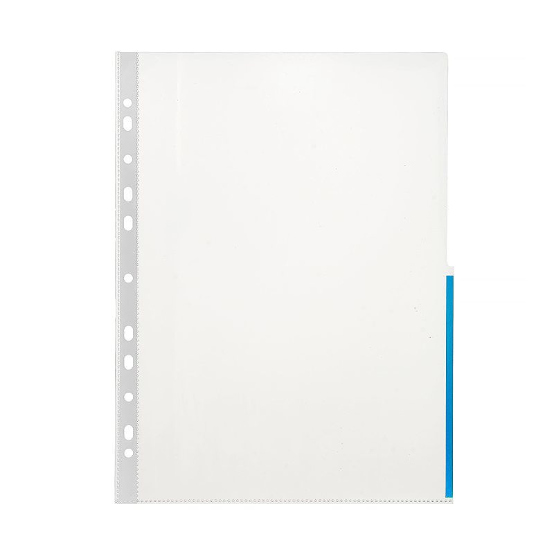 Signallomme A4 PP 105 Micron 100 Pakke Blå - Billede 3