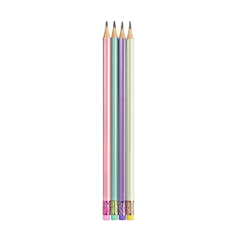 Blyanter Viskelæder 4 stk Pastel
