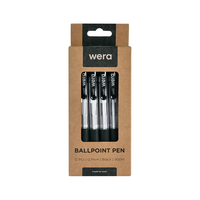Wera Kuglepen OFFICE 07mm Sort - Billede 2