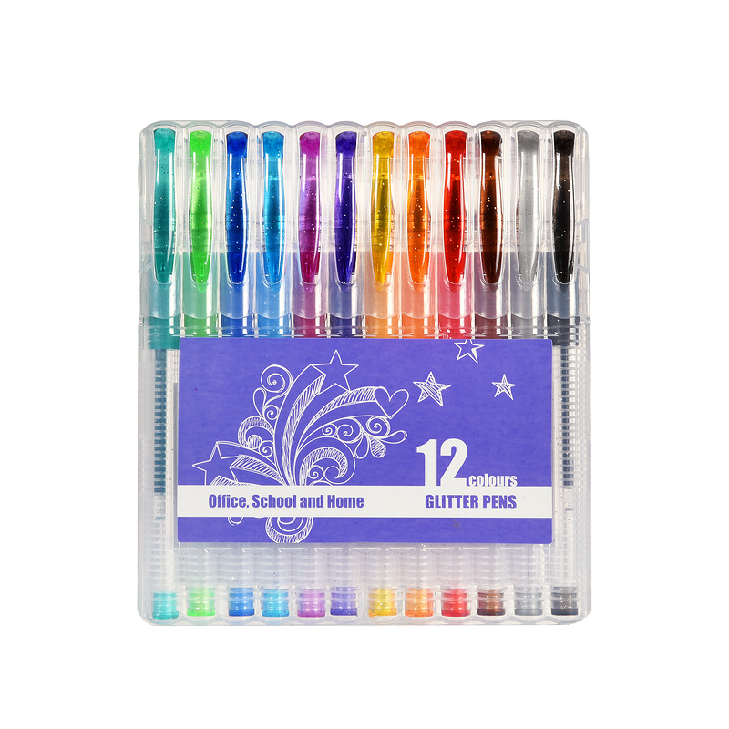 Glitterpenne OFFICE 12 Pakk - Billede 3