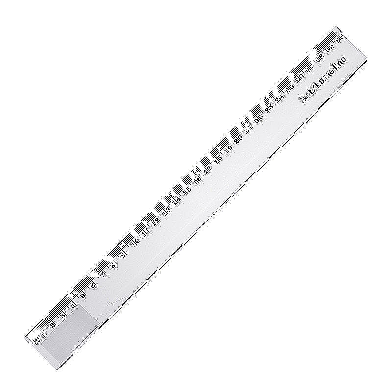 Skolelineal 30cm Transparent