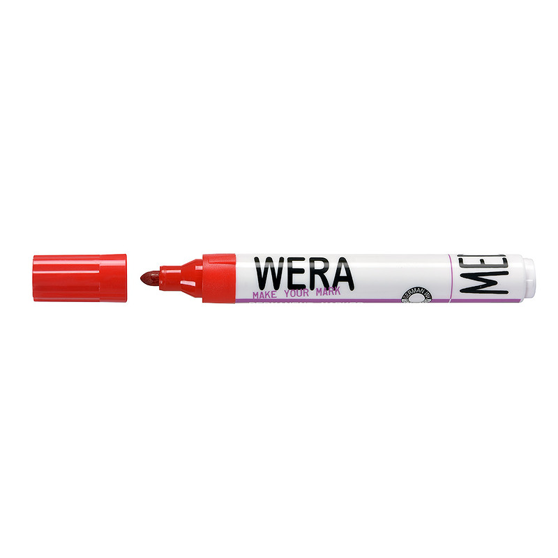 Wera Permanent Marker 1-3mm Rød - Billede 2