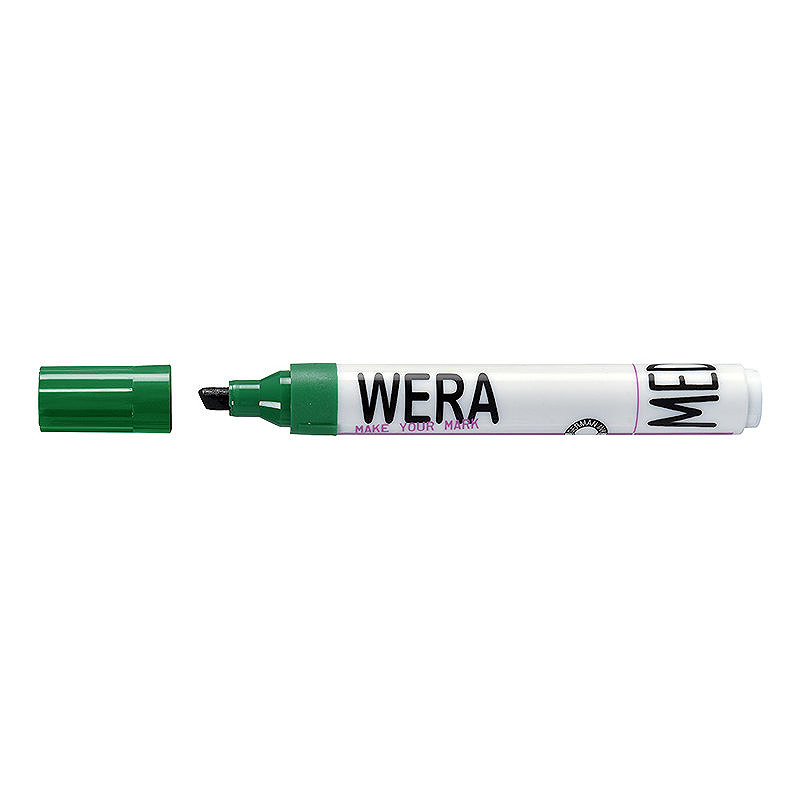 Wera Permanent Marker 1-4mm Grøn - Billede 2