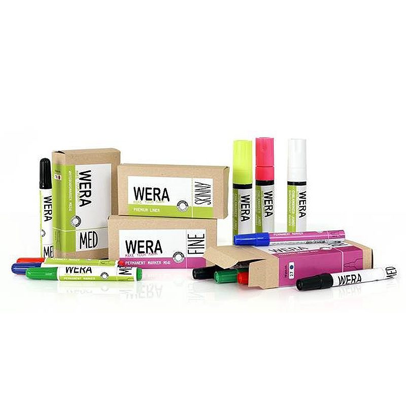Wera Permanent Marker 1-4mm Grøn - Billede 5
