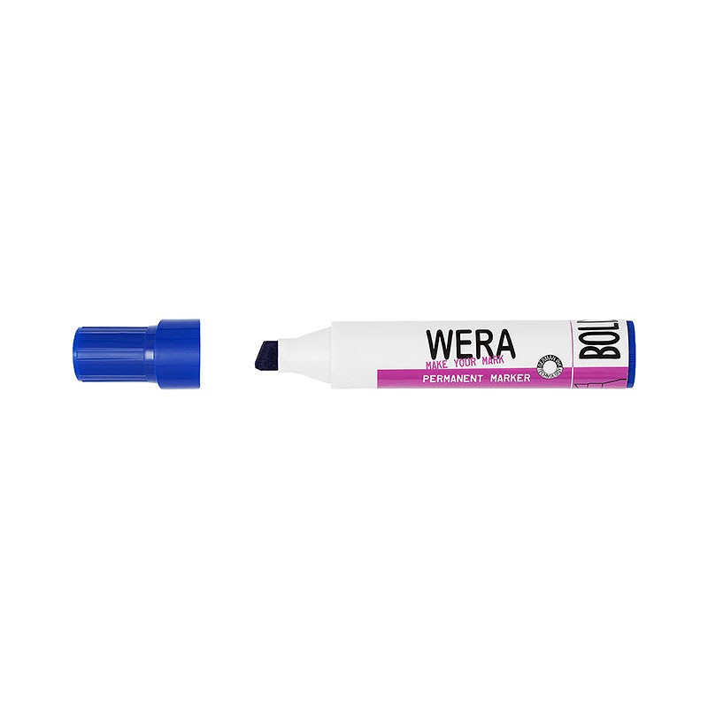 Wera Permanent Marker 2-10mm Blå - Billede 2