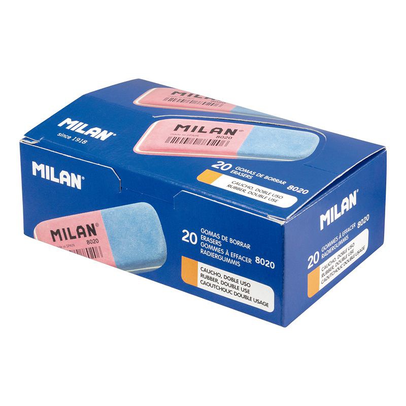 MILAN Viskelæder Duo 8020 20stk Display - Billede 2