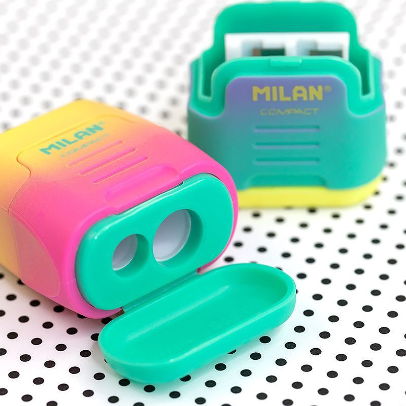 MILAN Compact Sunset Dobbel Blyantspidser 24stk Display - Billede 2