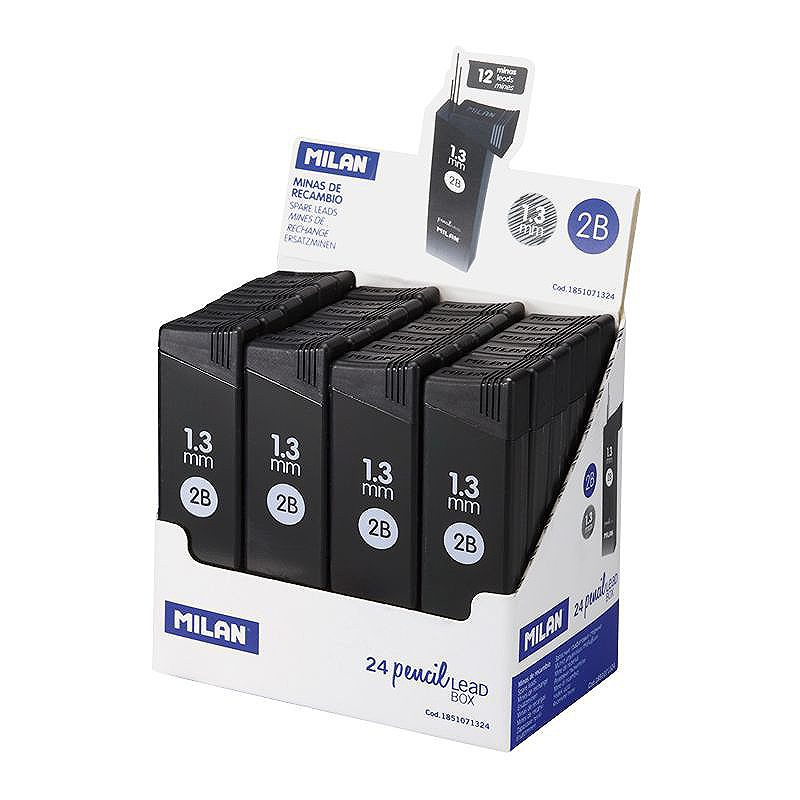 MILAN Blystifter 13mm Tube 24stk Display