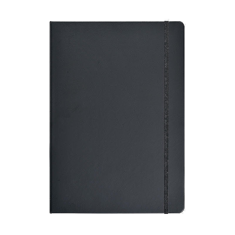 PU Notesbog A5 Linjeret Sort - Billede 3