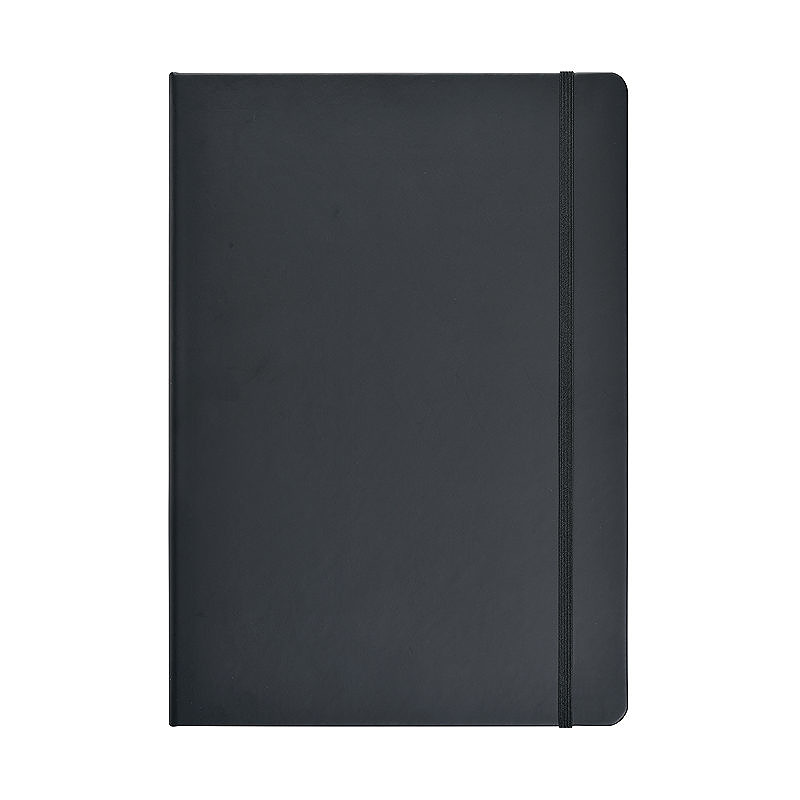 PU Notesbog A6 Ulinjerede Sort - Billede 3